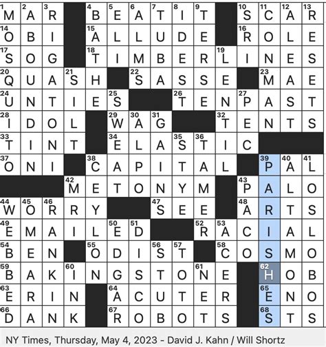 fashion designer rabanne nyt crossword.